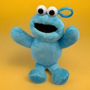 Sesame Street Cookie Monster 5" Stuffed Animal Plush Toy Keychain Bag Charm
